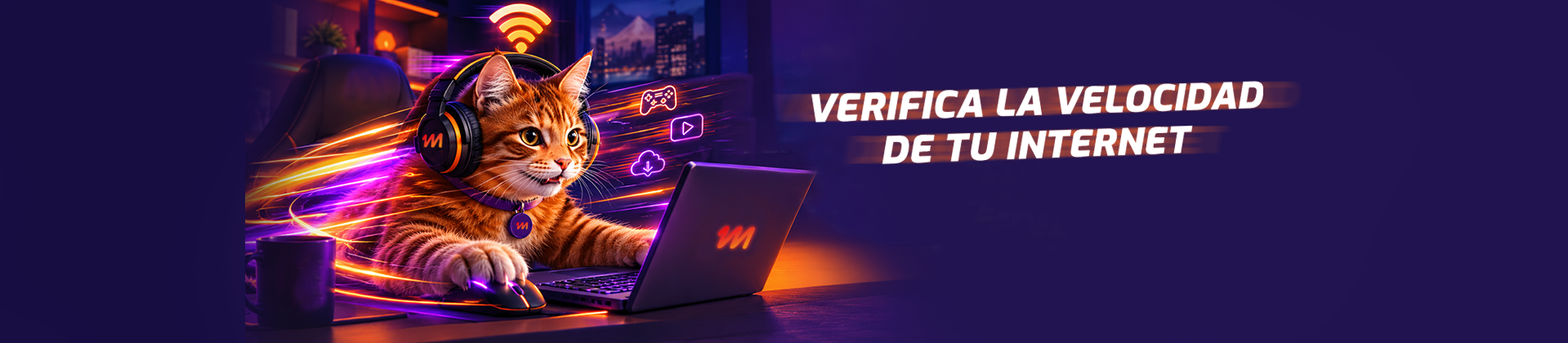 Verifica la velocidad de tu internet